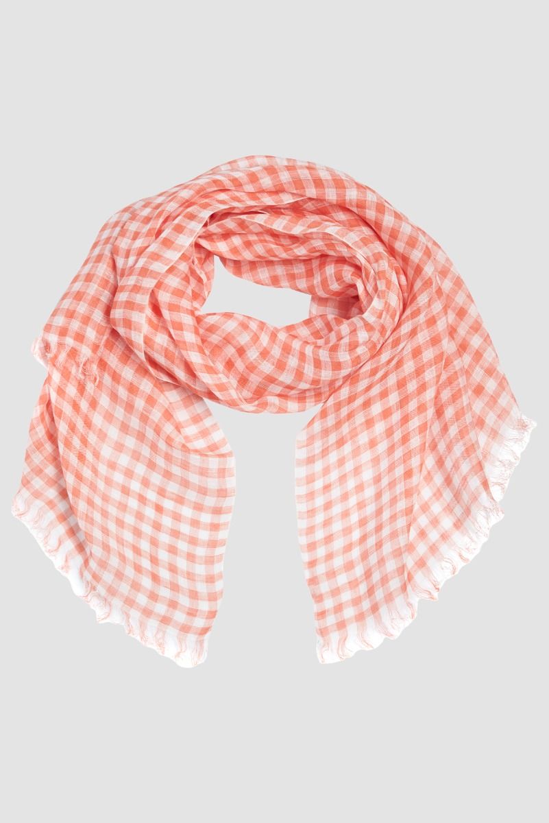 Gingham scarf