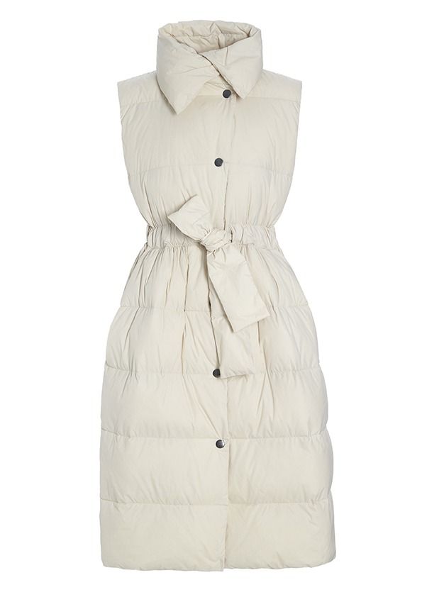 Feather down waistcoat