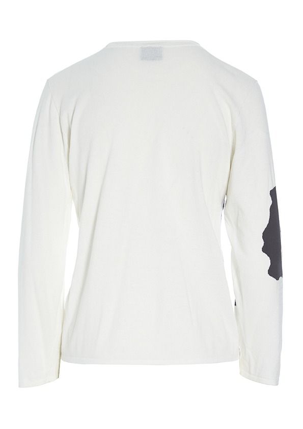 Floret knit blouse