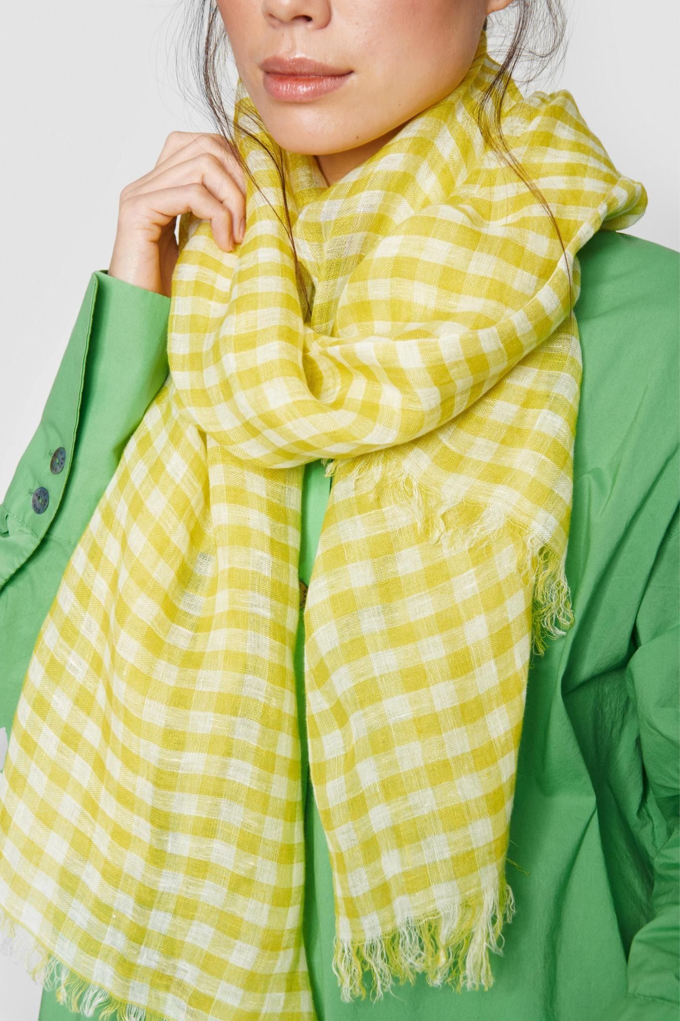Gingham scarf