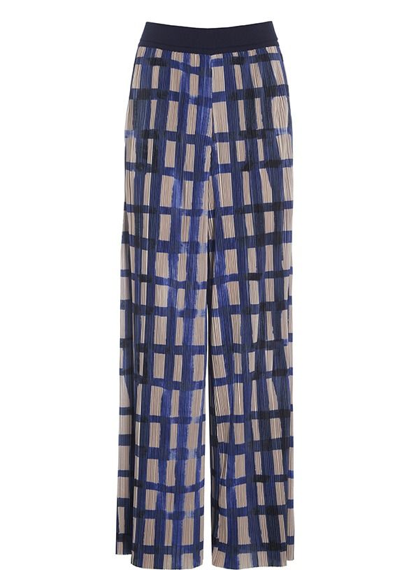 Watercolour check pants