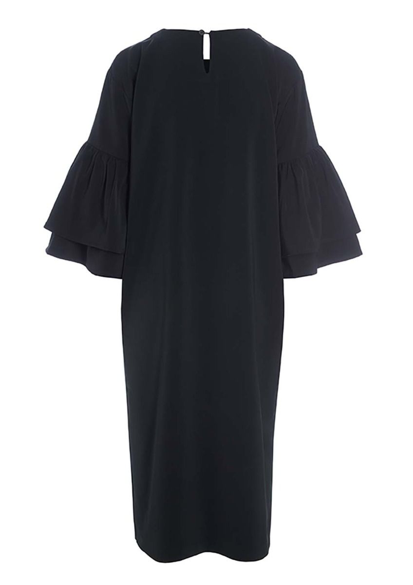 Sakura stretch flounce dress