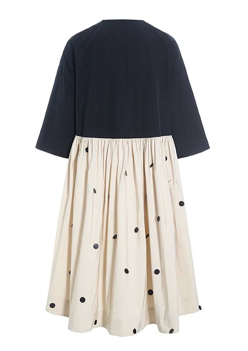 Fukkura poplin coat dress