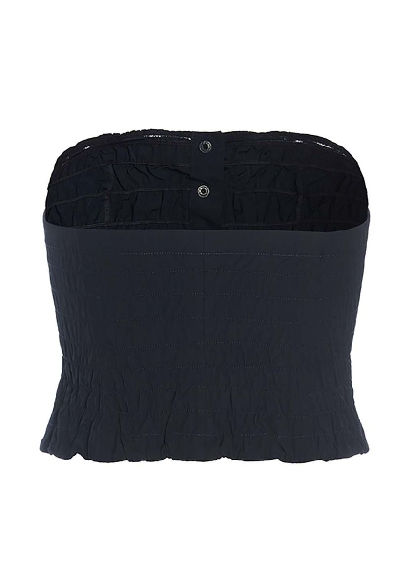 Fukkura poplin corsage top