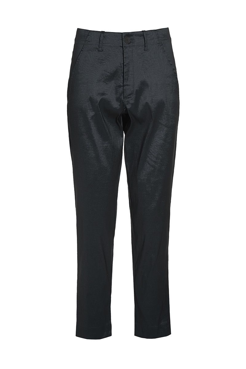 Changeant stretch narrow pants