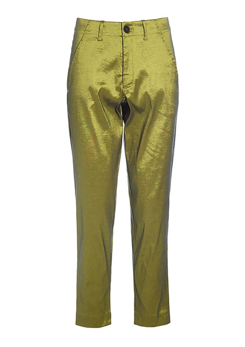 Changeant stretch narrow pants