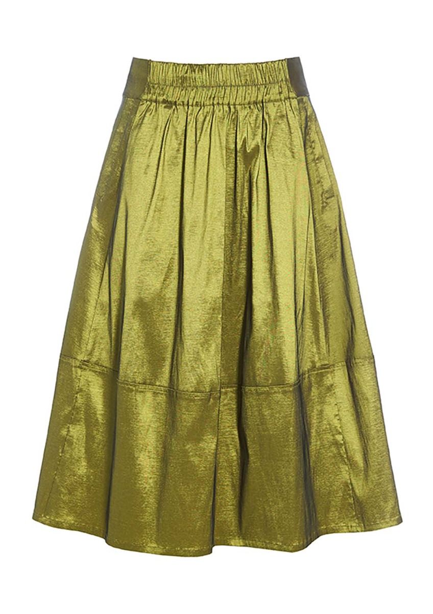 Changeant stretch skirt