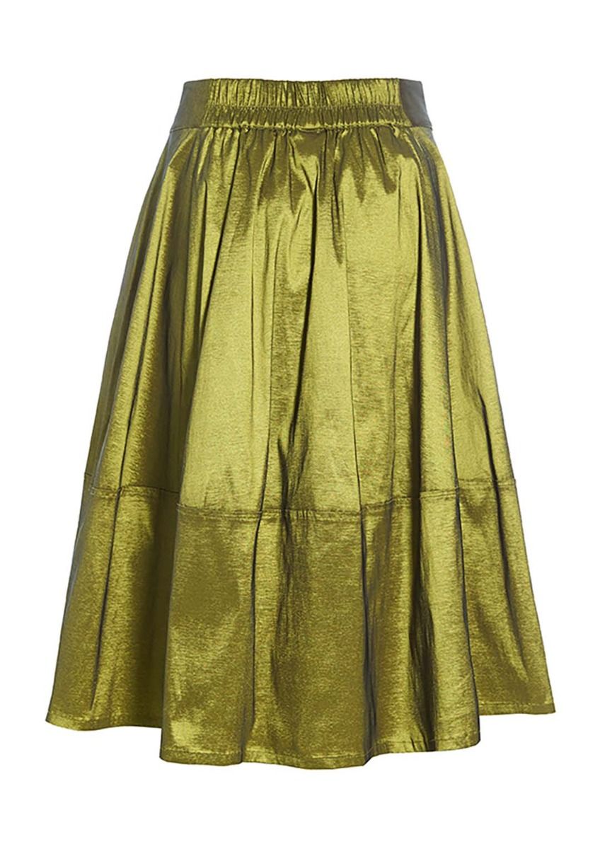 Changeant stretch skirt