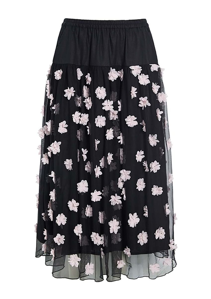 Blossom mesh skirt