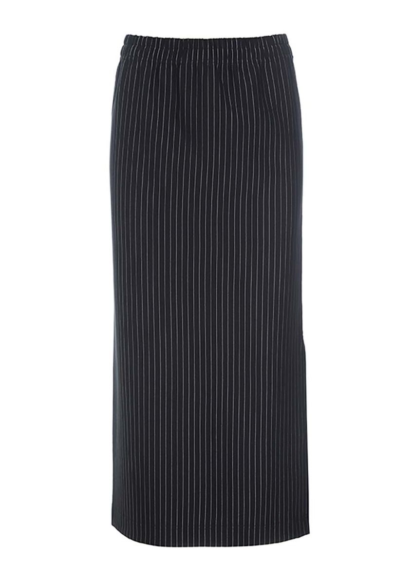 Pinstripe jersey skirt