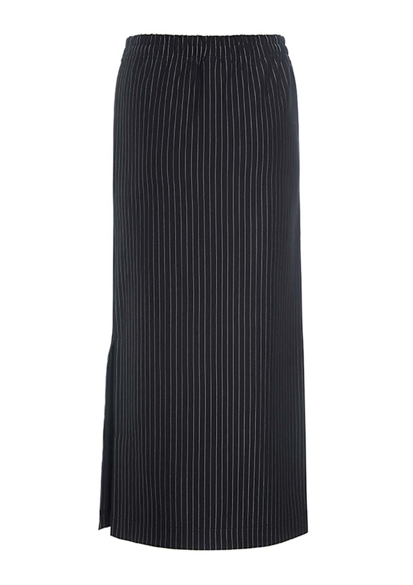 Pinstripe jersey skirt