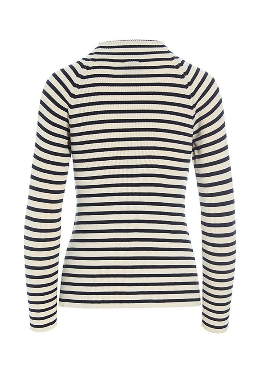 Bloom rib-knit blouse