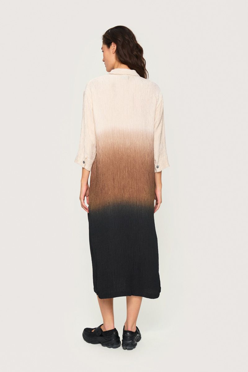 Summer dip dye shirt dress