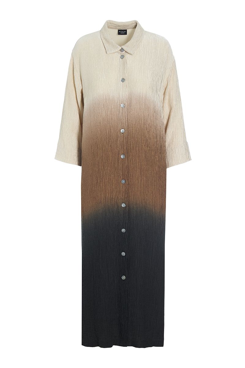 Summer dip dye shirt dress