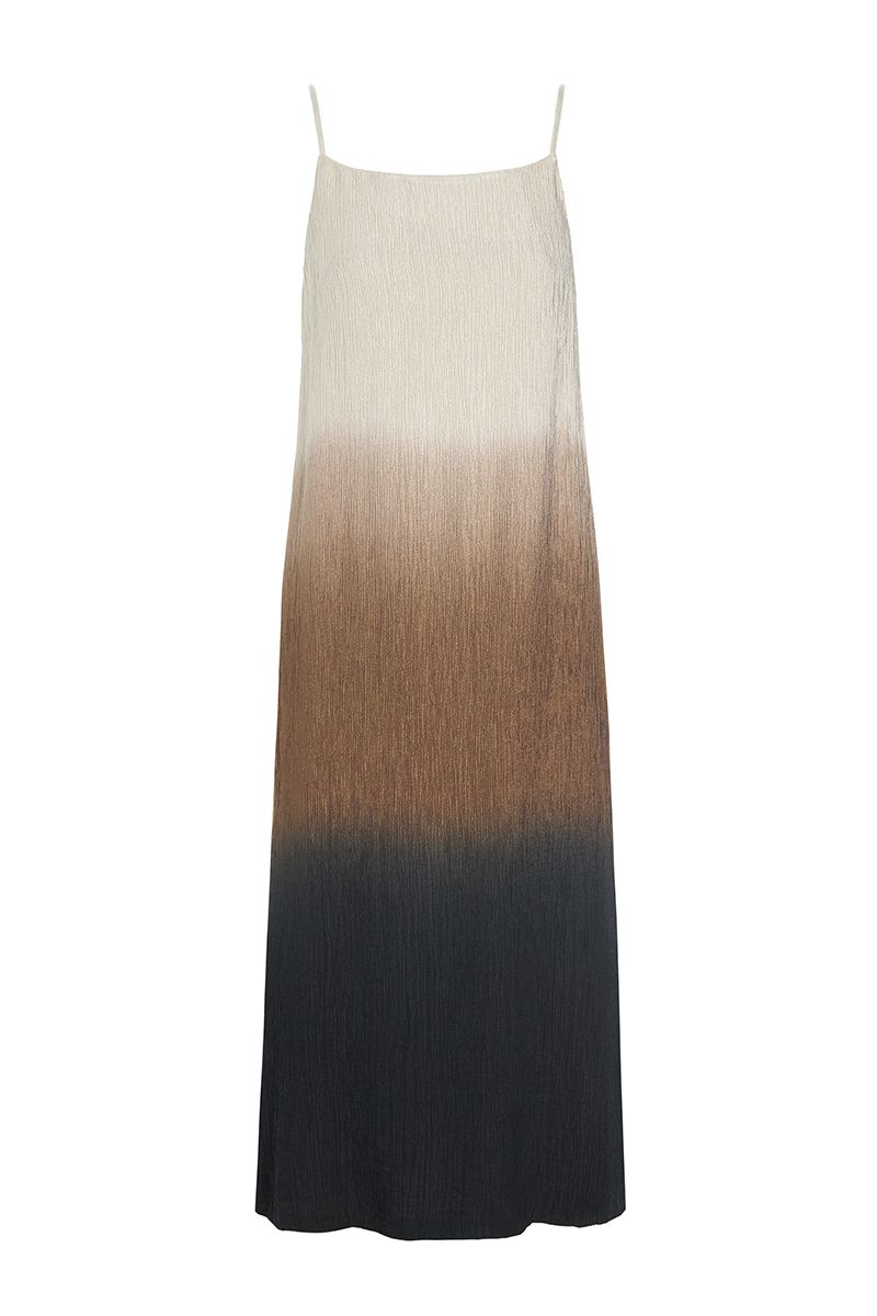 Summer dip dye strap dress