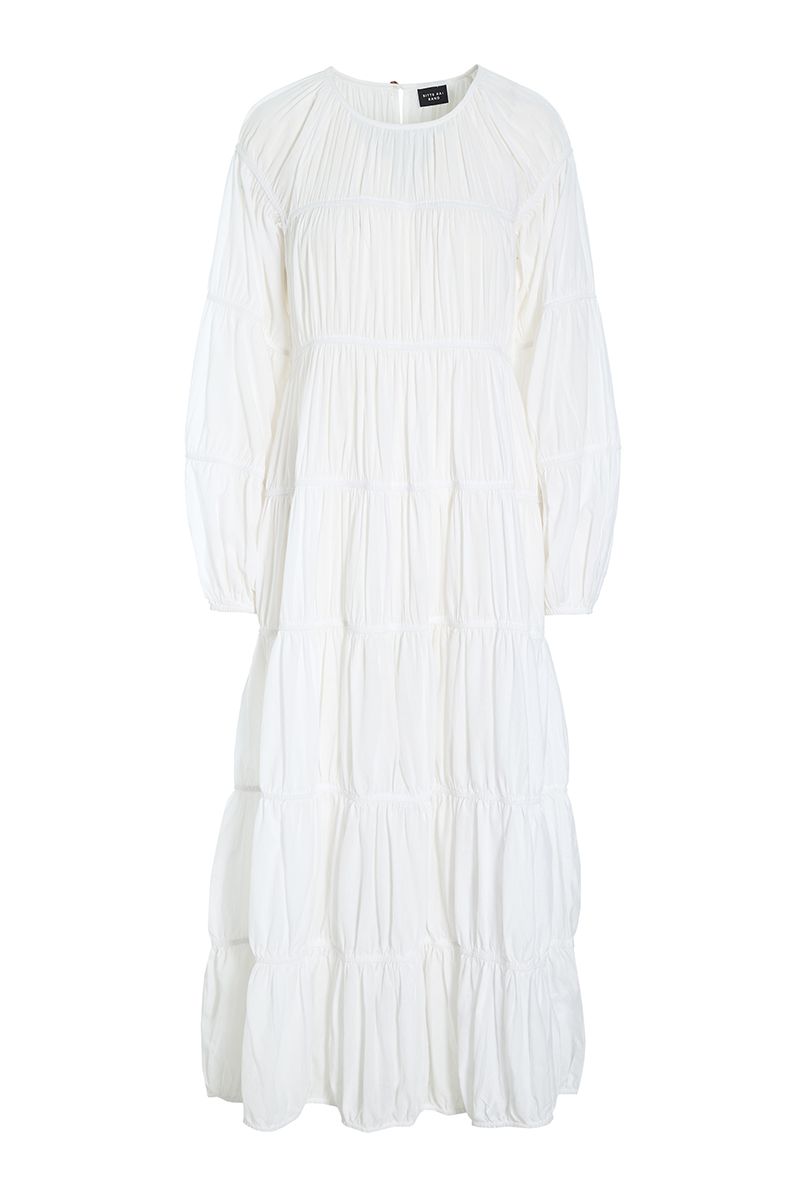 Vellum voile long dress