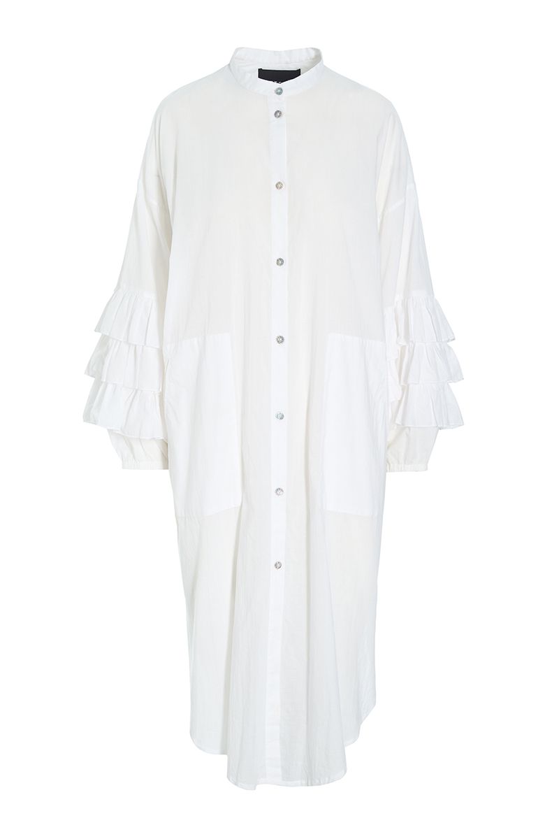 Vellum voile shirt tunic