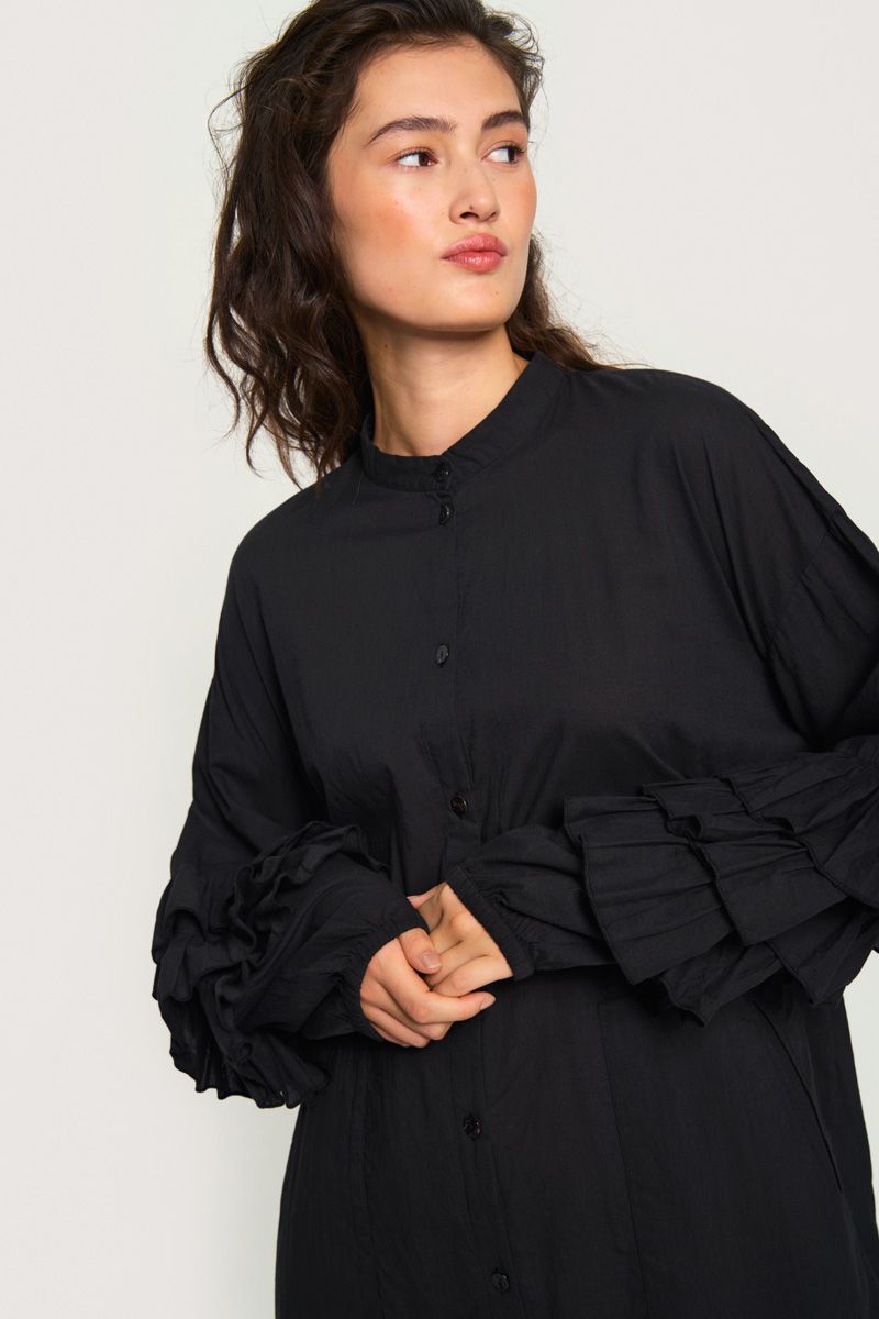 Vellum voile shirt tunic