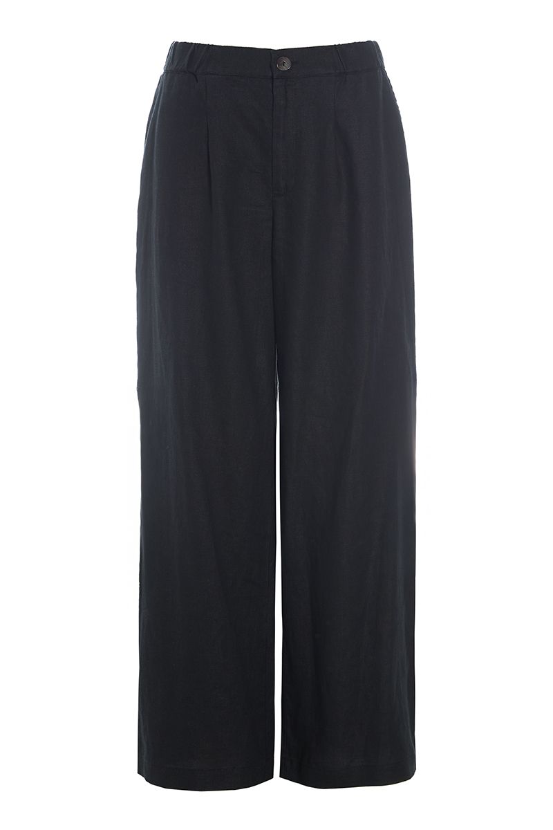 Lazy linen elasticated trousers