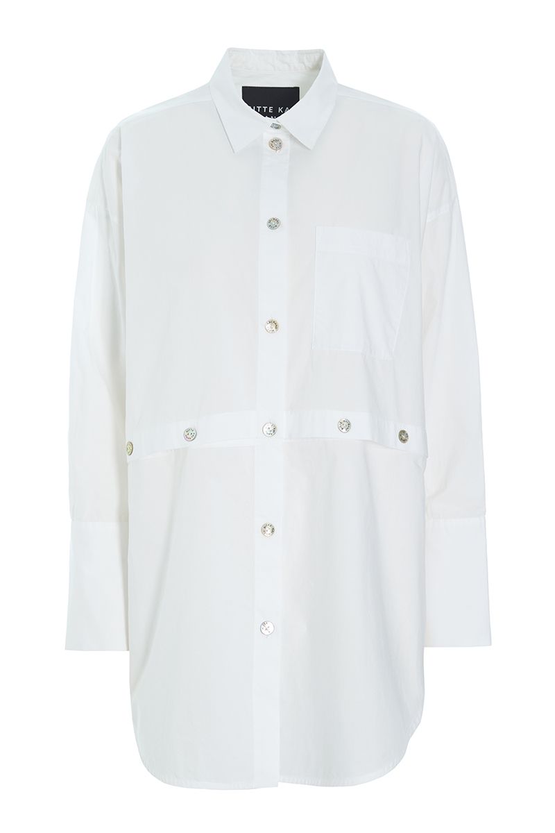 Core cotton oversized shirt