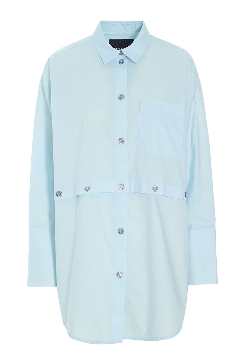 Core cotton oversized shirt