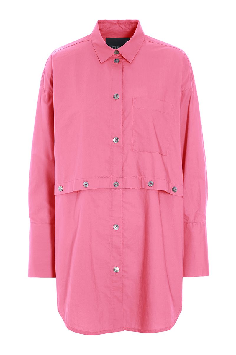 Core cotton oversized shirt