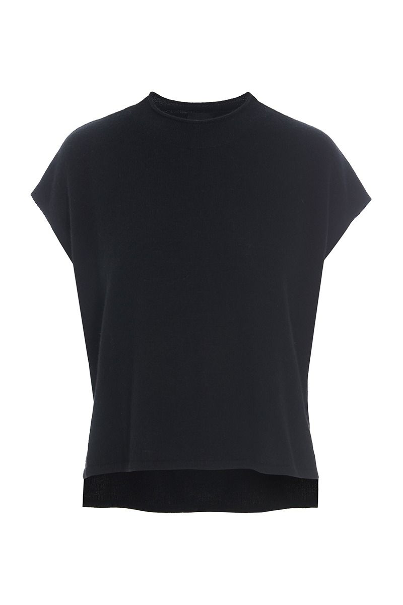 Cloud cashmere sleeveless blouse