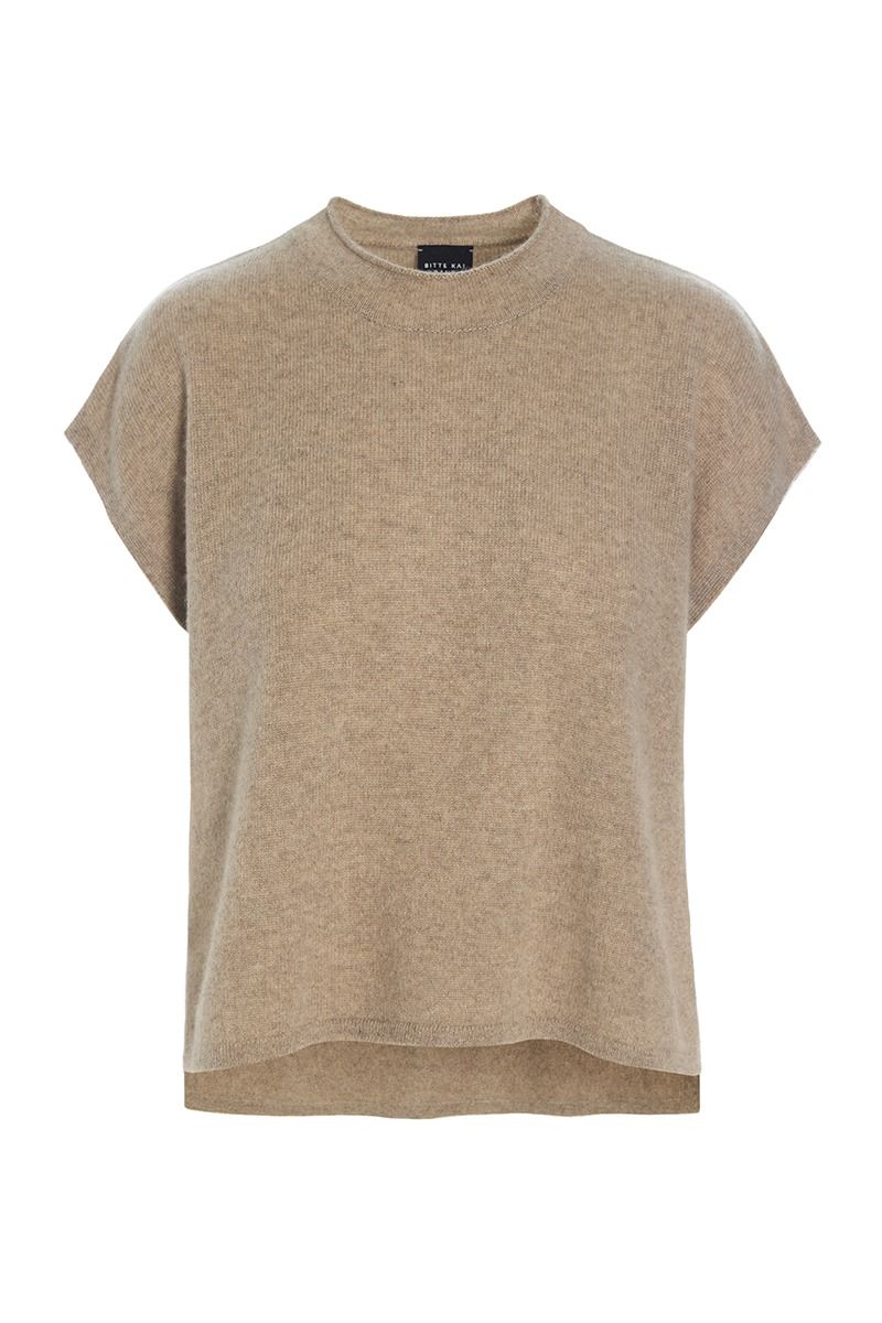 Cloud cashmere sleeveless blouse