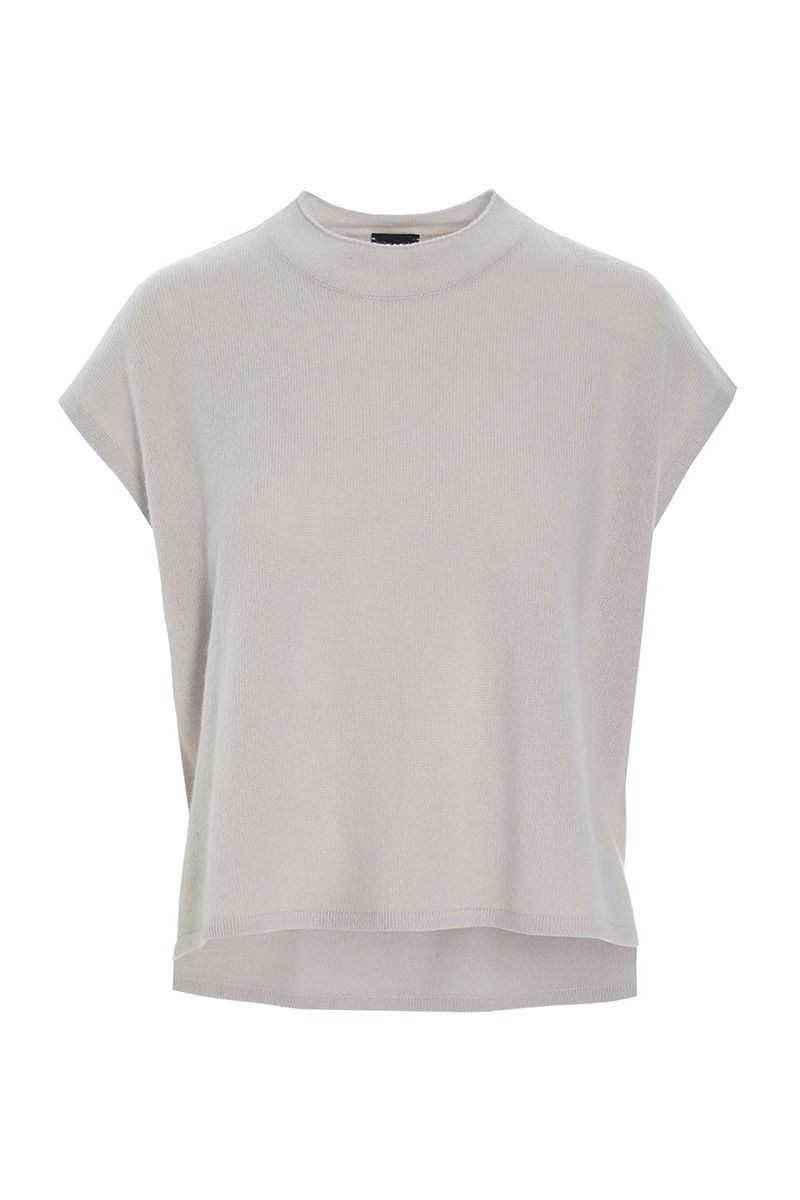 Cloud cashmere sleeveless blouse