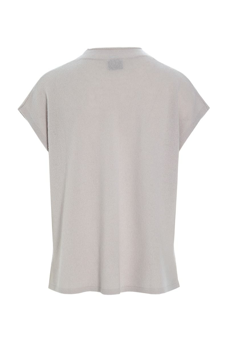 Cloud cashmere sleeveless blouse