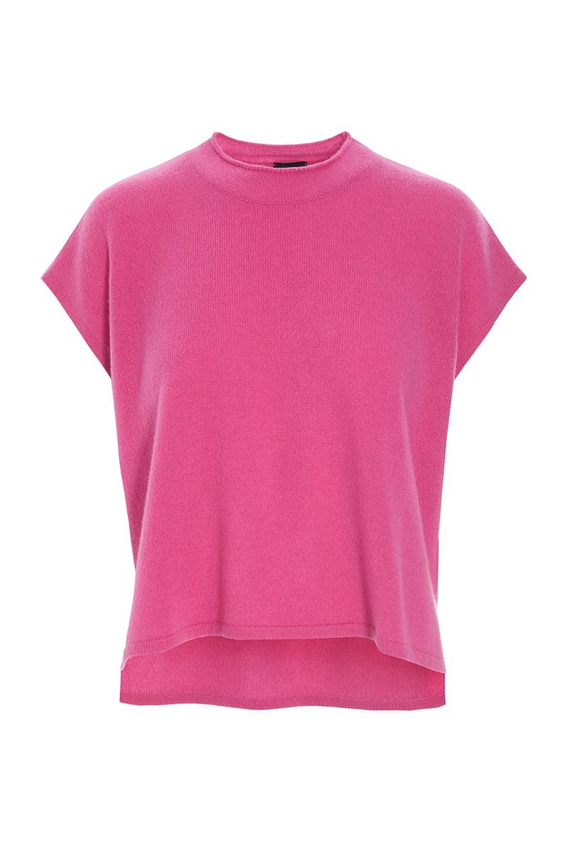 Cloud cashmere sleeveless blouse
