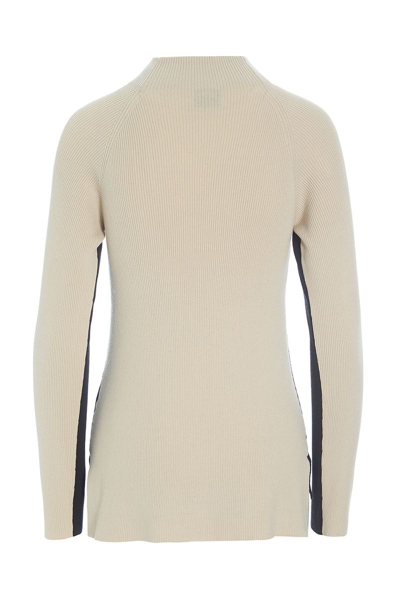 Saku two-tone blouse