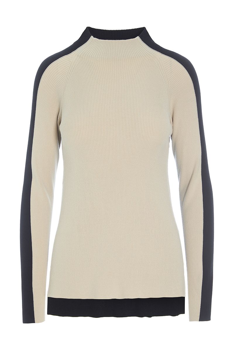 Saku two-tone blouse