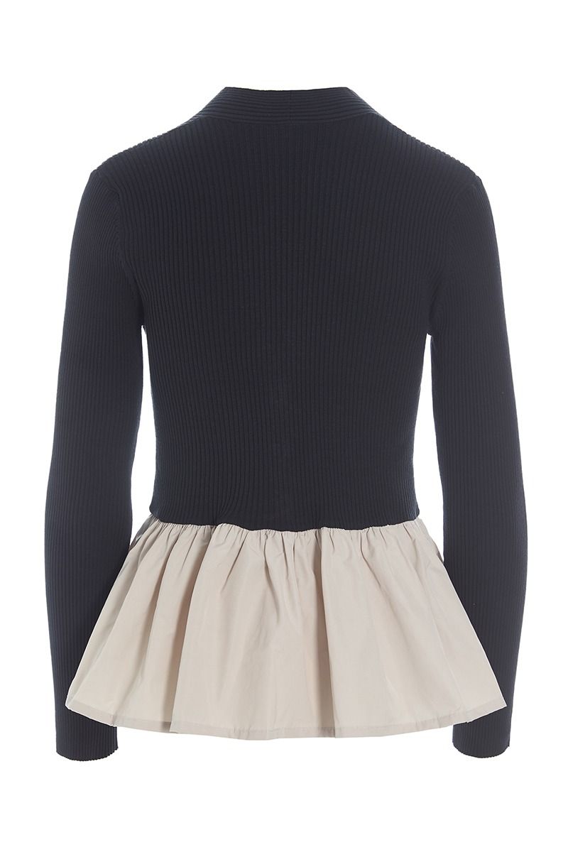 Saku blouse with ruffle