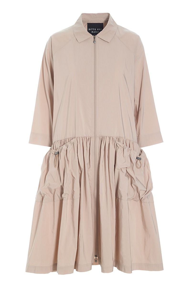 Fukkura poplin oversized dress