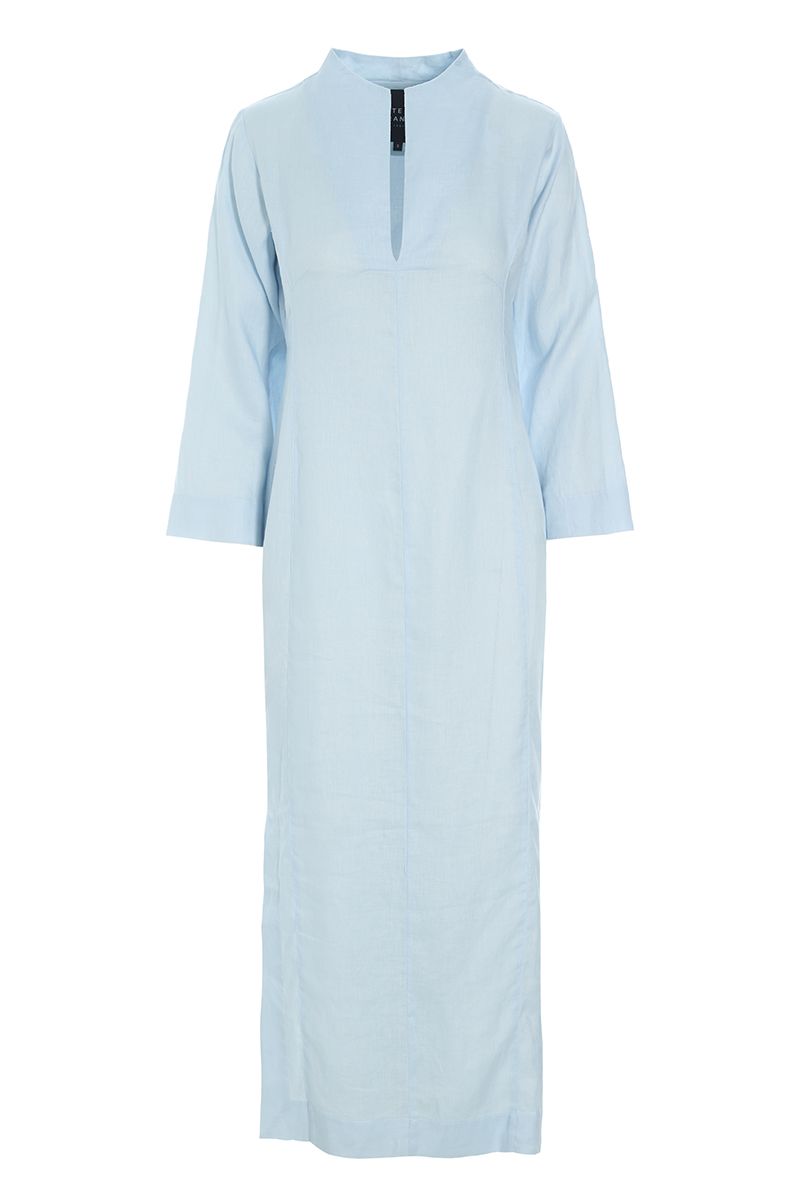 Airy linen long dress