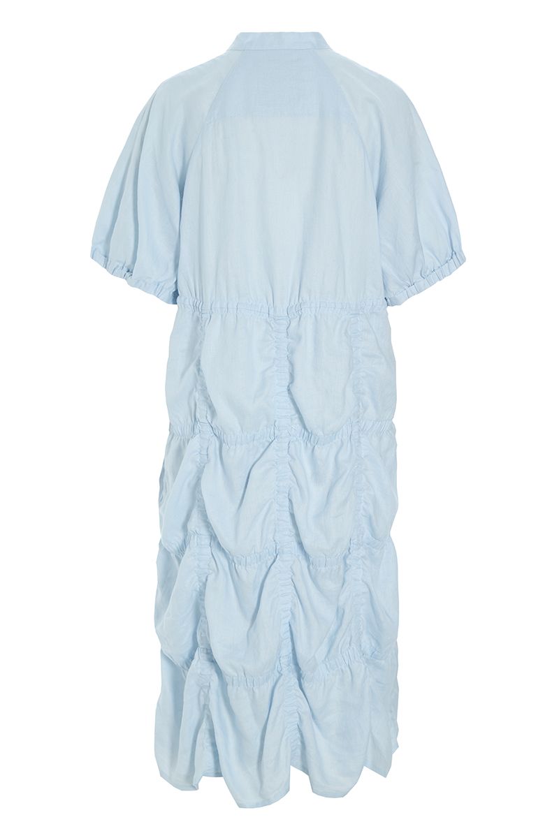 Airy linen shirt dress