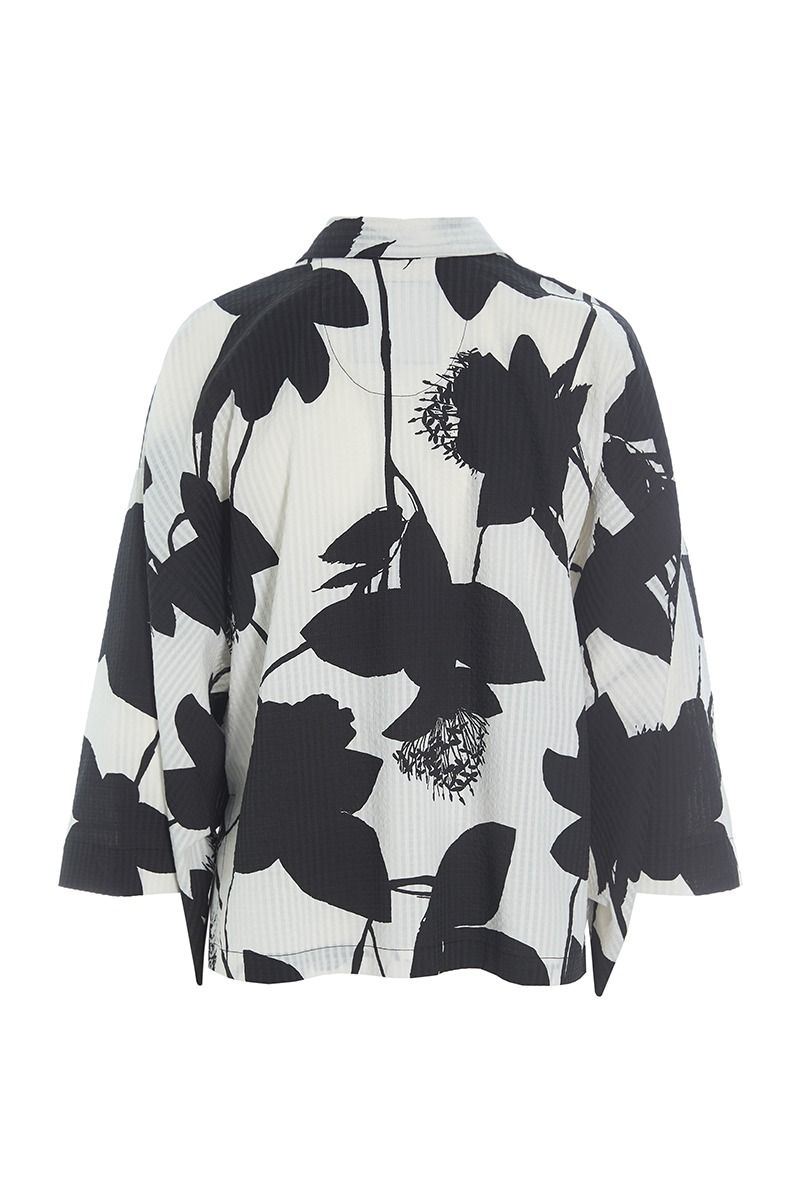Seersucker bloom shirt