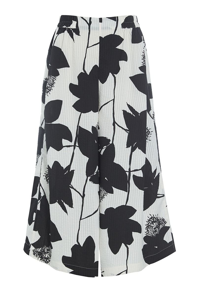 Seersucker bloom trousers
