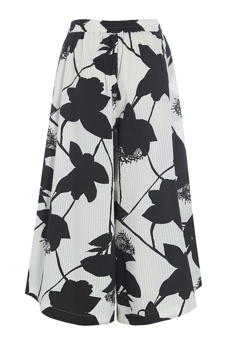 Seersucker bloom trousers
