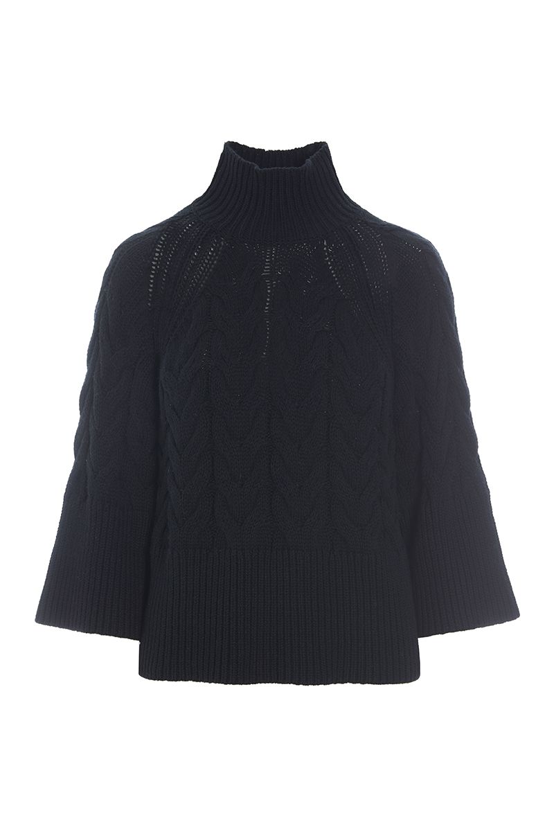 Kareshi cable-knit blouse