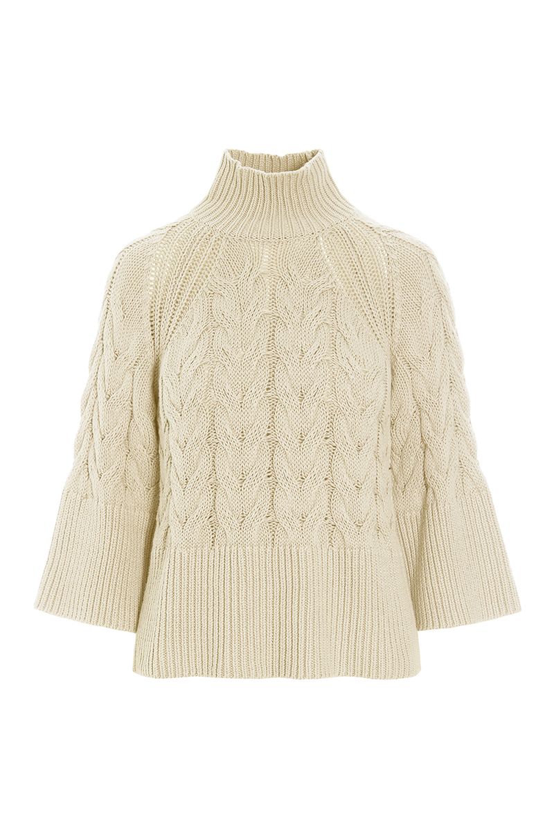 Kareshi cable-knit blouse