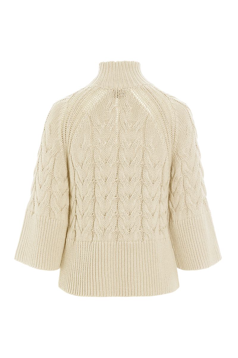 Kareshi cable-knit blouse
