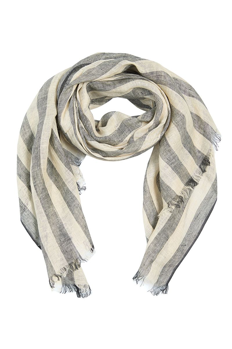 Changeant stripe scarf