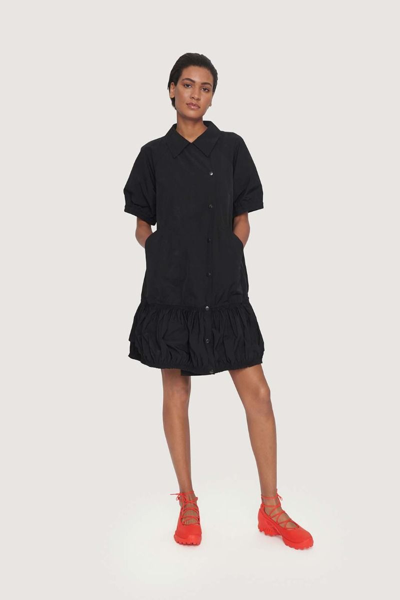 Fukkura poplin shirt dress