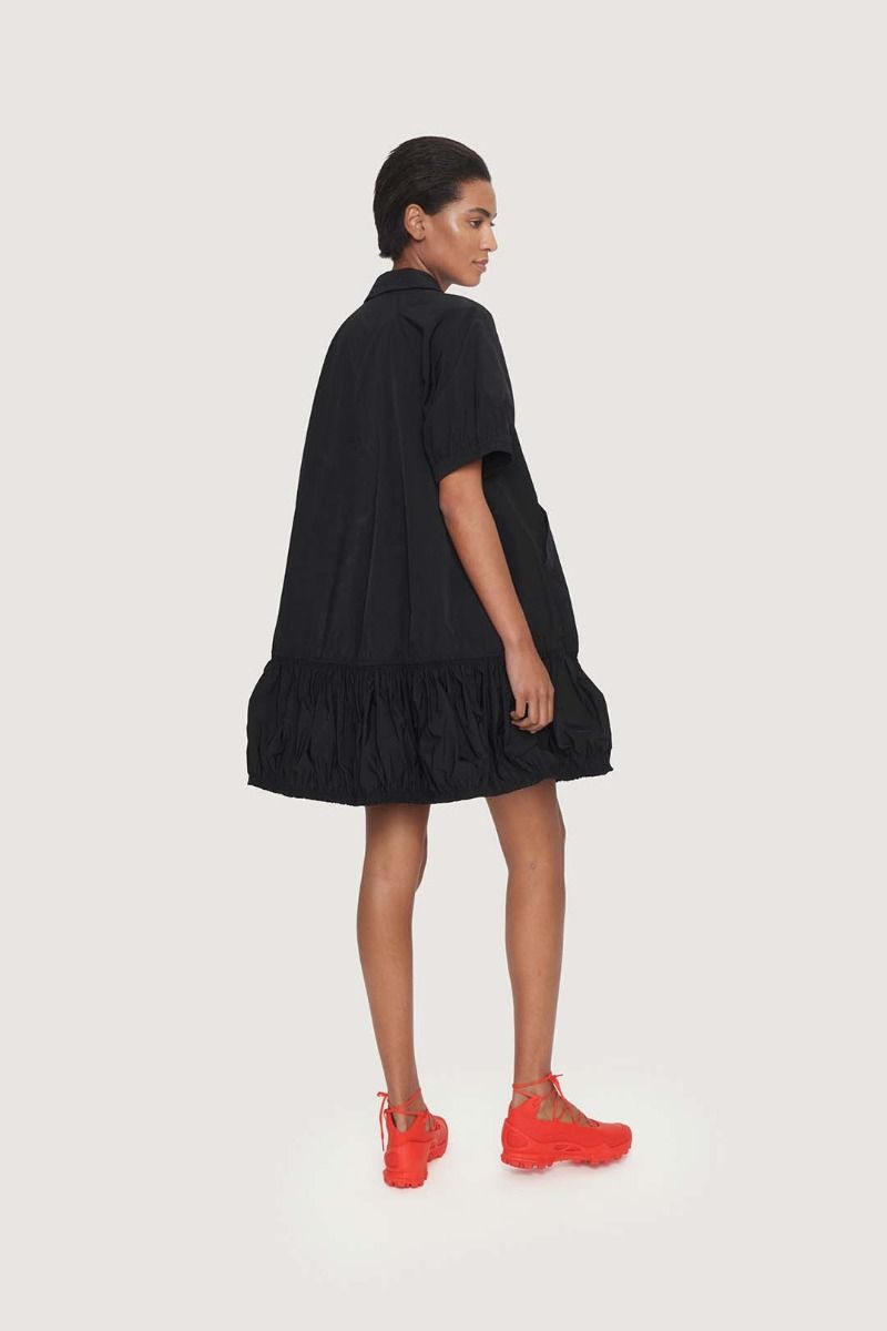 Fukkura poplin shirt dress