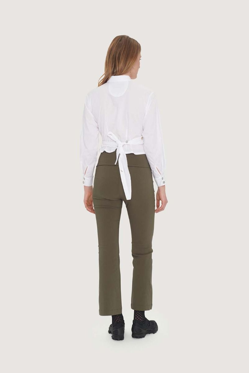 Core cotton wrap shirt
