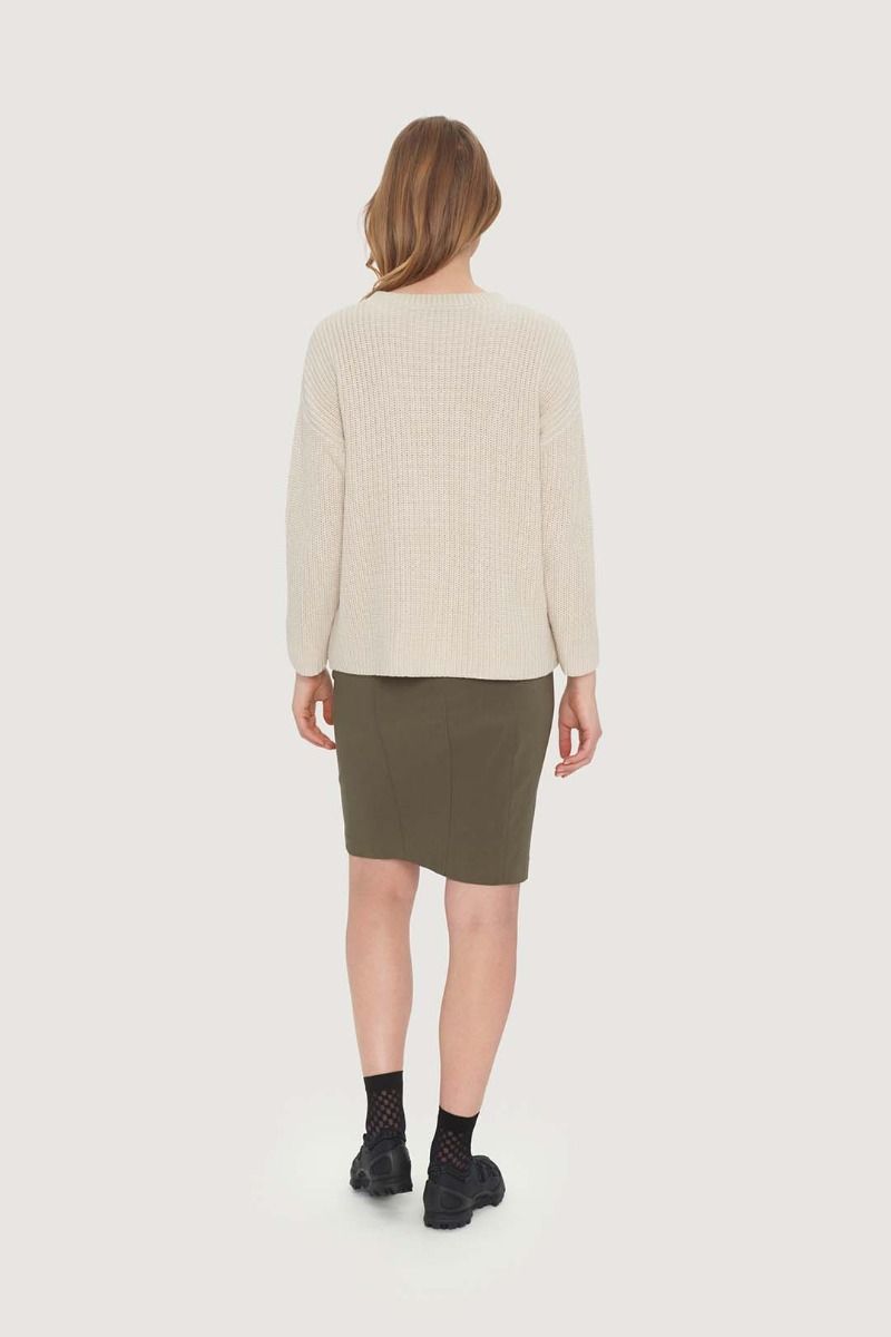 Gamine knit blouse