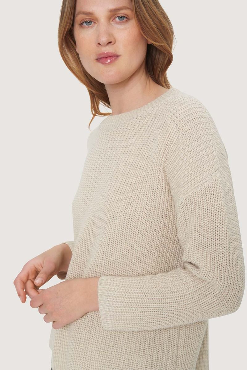 Gamine knit blouse