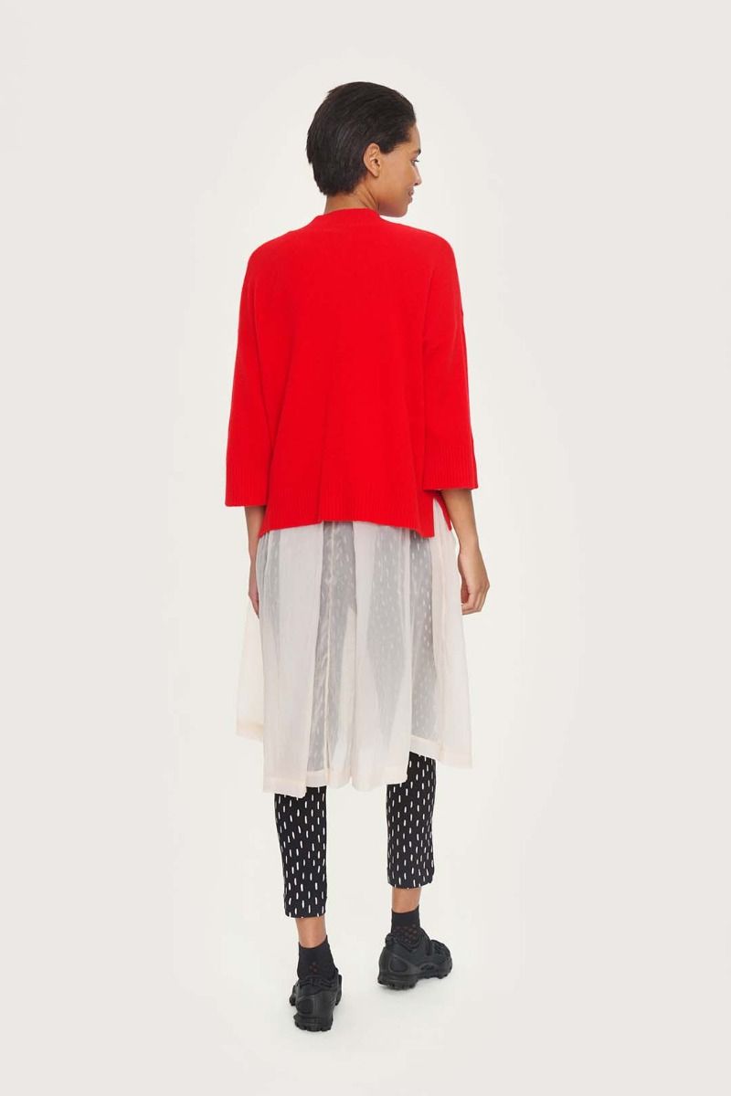 Cloud cashmere blouse